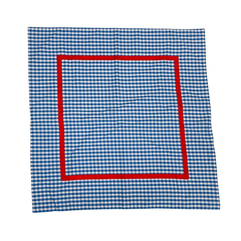 TBBC 25" Barbados Blue Check Pillow Sham